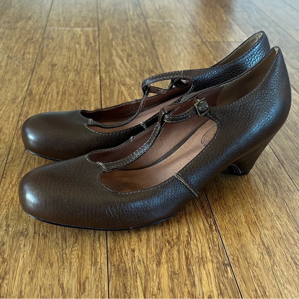 Corso Como Brown Leather Heels